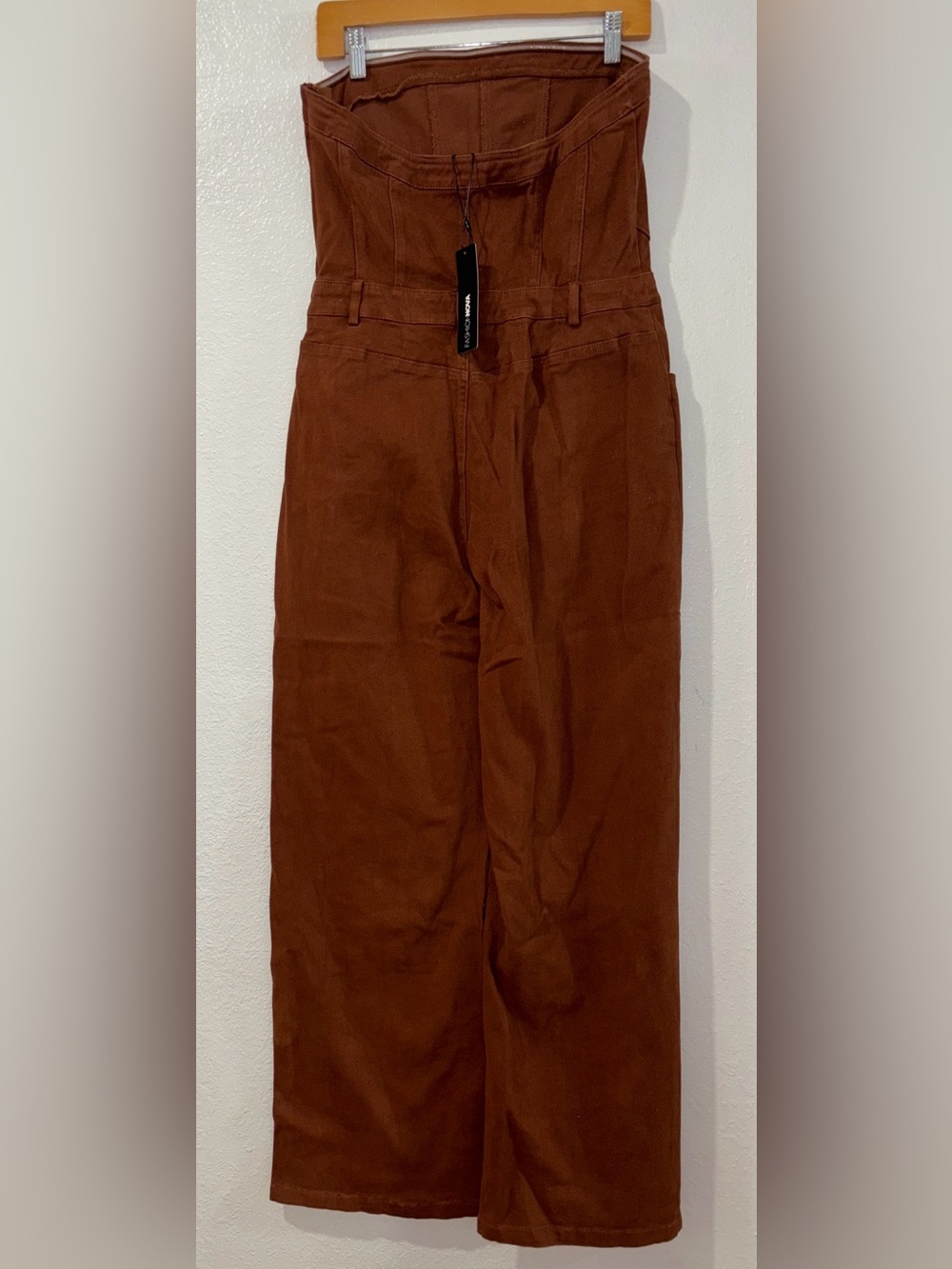 Fashion Nova Brown Jumpsuit - Picture 5 of 7